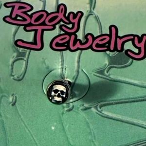 3/$48 Body Jewelry|NWOT Round Top Flat Bottomed Bar Skull ; BUY 2 get a 3rd Free